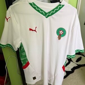 Morocco NT Puma Away Soccer Jersey